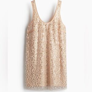 Sequin Floral Mini Dress – Festival / Bachelorette / Party – Size S Coachella